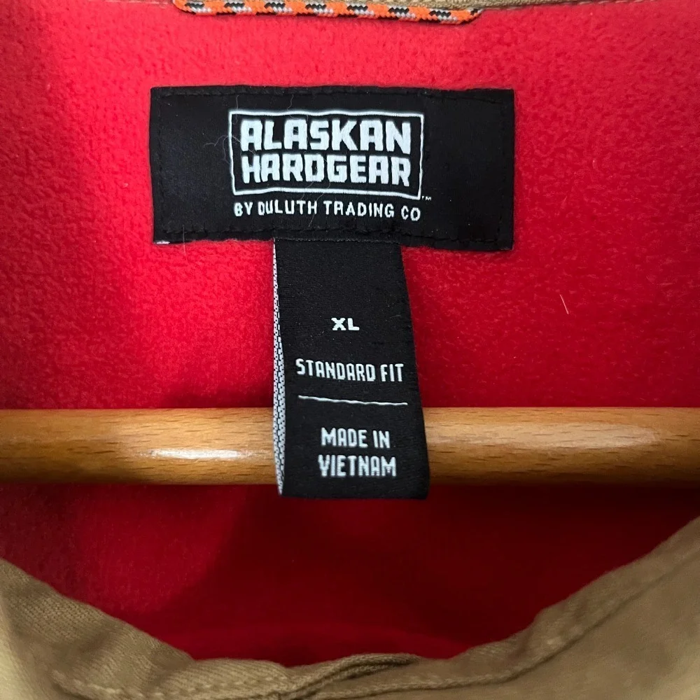 Alaskan Hardgear Overshirt Jacket Mens Size XL‎ Barn Chore Coat Fleece Lined